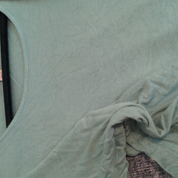 Philosophy 1x raylon green top blouse - Picture 7 of 7